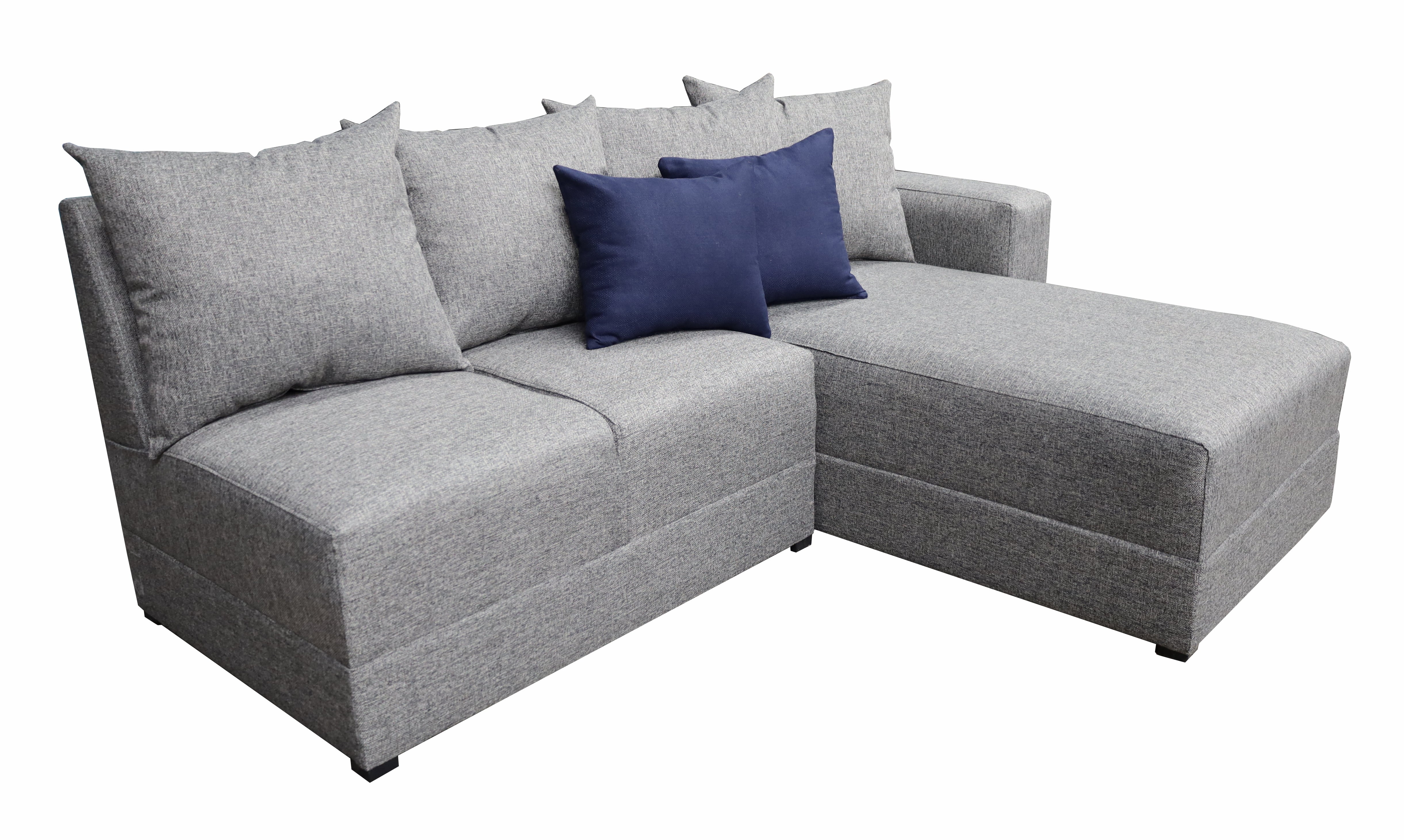 Sala Esquinera Orlando Gris Plata - 200 x 160 cm, El Bazar Store