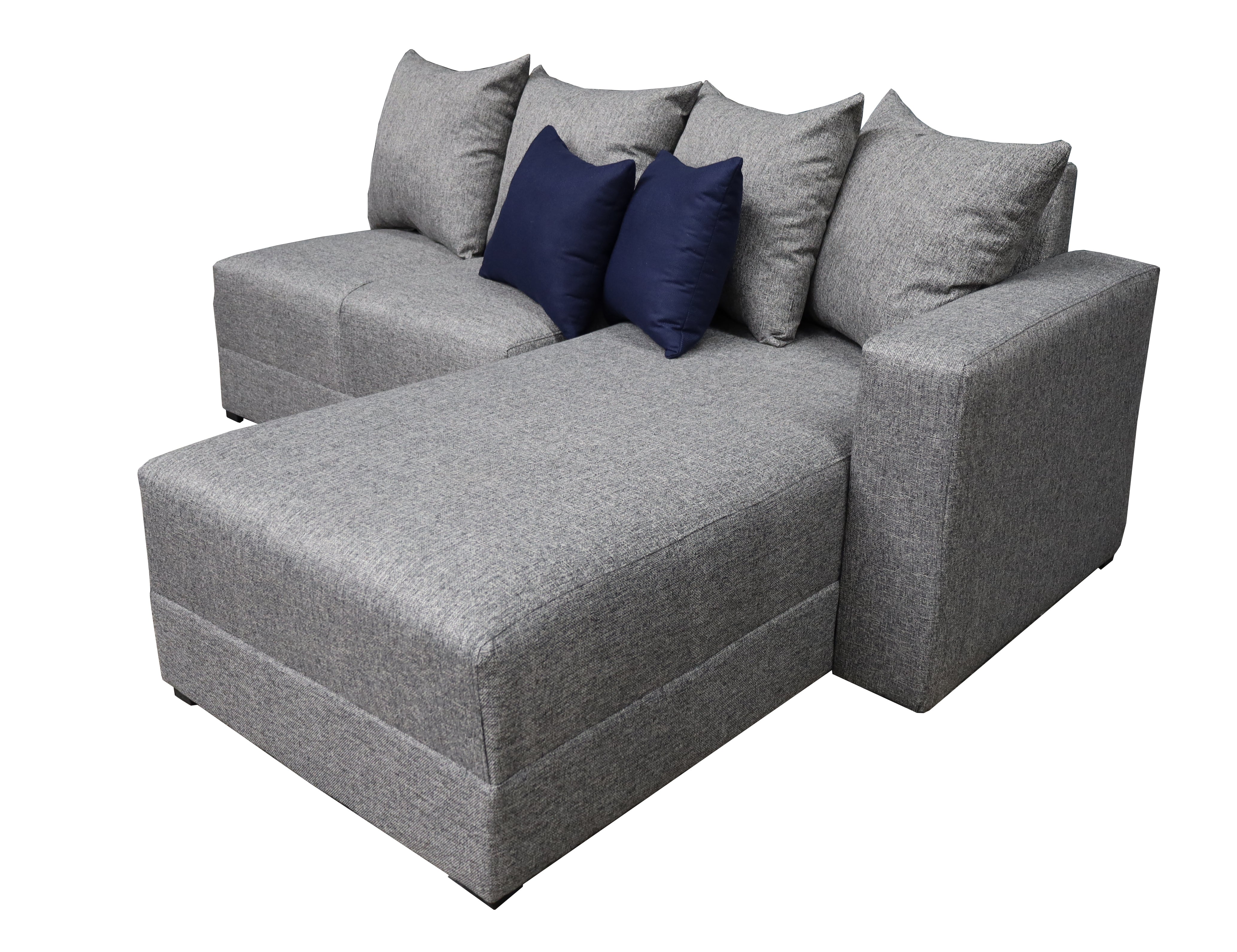 Sala Esquinera Orlando Gris Plata - 200 x 160 cm, El Bazar Store