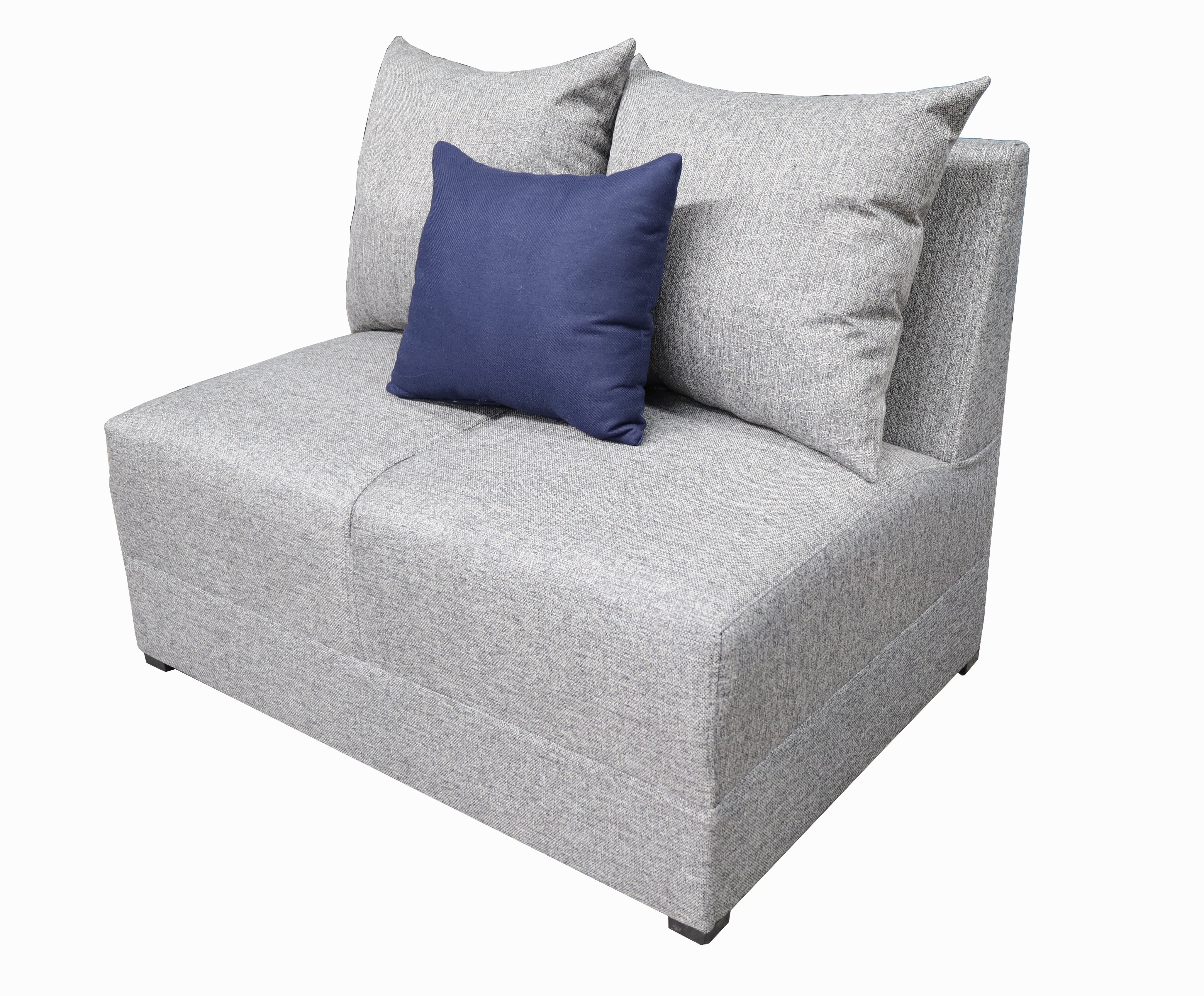 Sala Esquinera Orlando Gris Plata - 200 x 160 cm, El Bazar Store