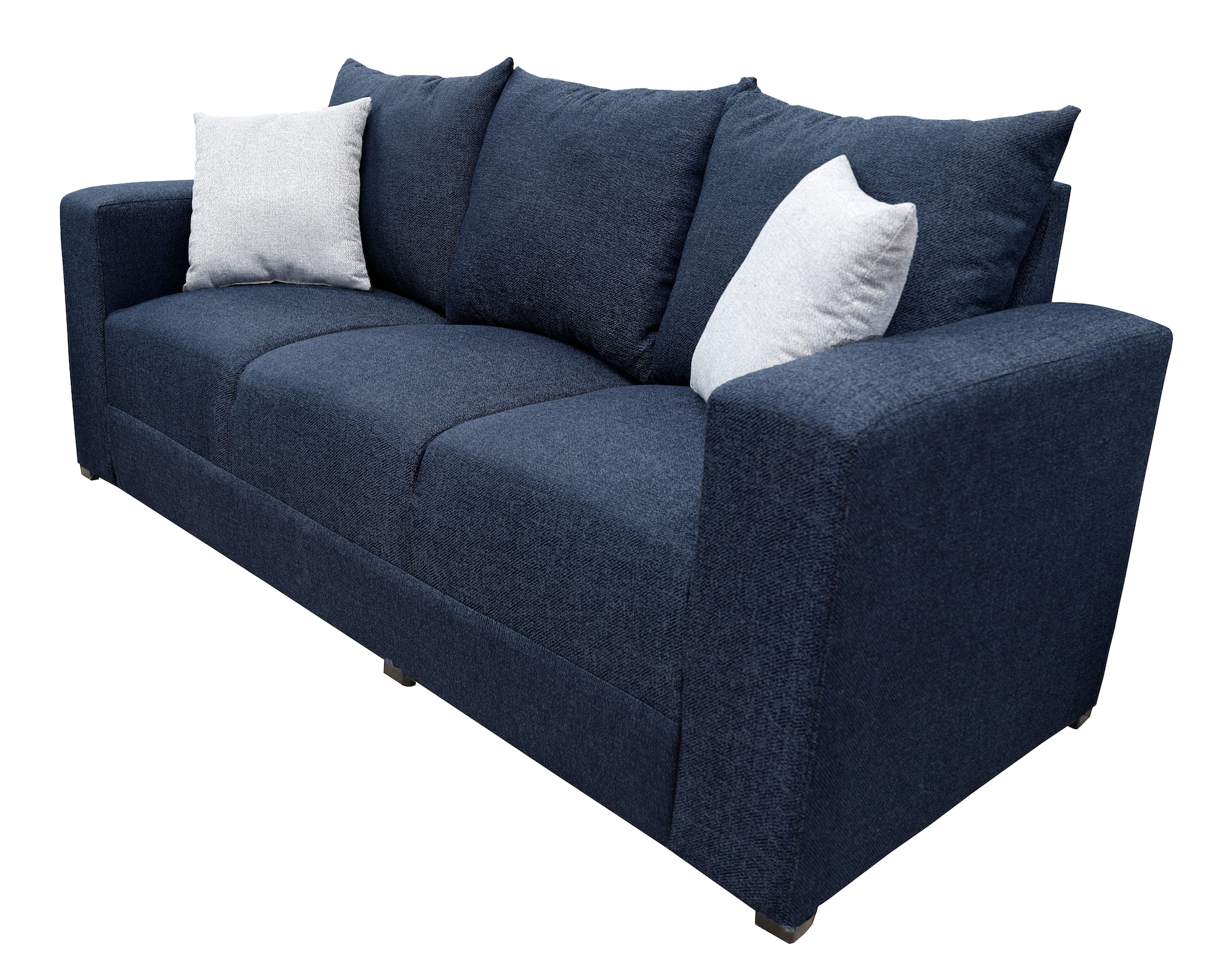 Sala Modular 3-2-1 El Bazar Store Miami Azul marino, Sofa, Love seat y sillon