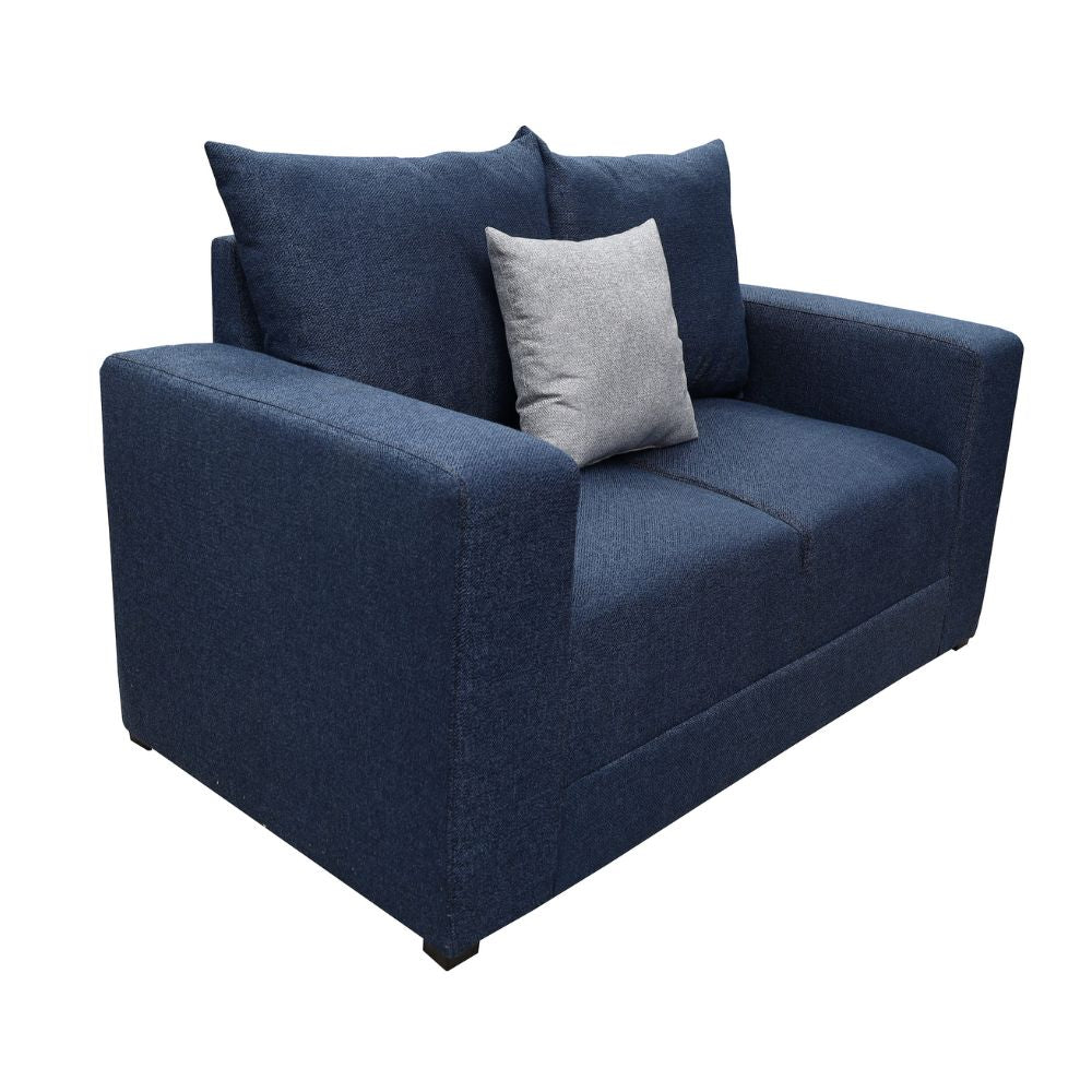 Sala Modular 3-2-1 El Bazar Store Miami Azul marino, Sofa, Love seat y sillon