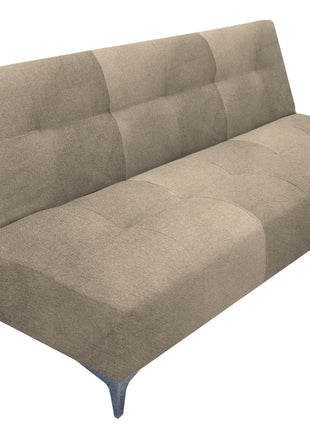 Sofá Cama Reclinable Vegas terciopelo Rosa, Futon 3 Posiciones, El Bazar Store