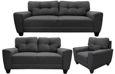 Sala Modular 3-2-1 El Bazar Store Sidney, Sofa, Love seat y sillon