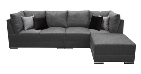 Sala Esquinera El Bazar Store Hades 300x85 cm, Tela Lino nacional, Modular, Lado derecho ó izquierdo