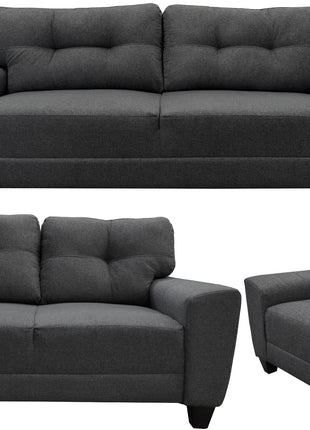 Sala Modular 3-2-1 El Bazar Store Sidney, Sofa, Love seat y sillon