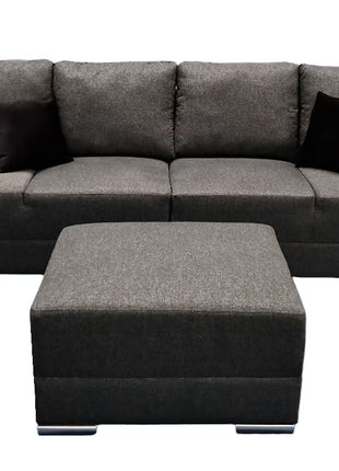 Sala Esquinera El Bazar Store Hades 300x85 cm, Tela Lino nacional, Modular, Lado derecho ó izquierdo