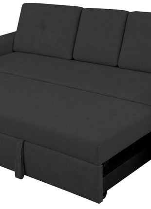 Sofá Cama El Bazar Store Grace Lino Cama Extensible Respaldo Abatible Portavasos en Brazos