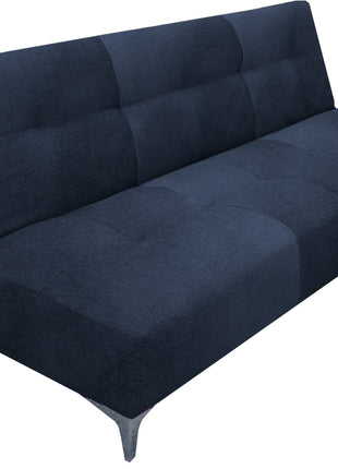 Sofá Cama Reclinable Vegas terciopelo Rosa, Futon 3 Posiciones, El Bazar Store