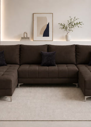 Sala Esquinera Modular en U El Bazar Store Lucerna 180x350x180 cm 3 Piezas
