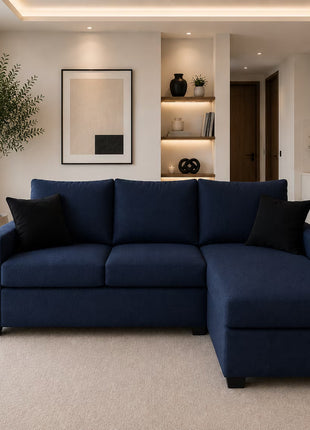 Sala Esquinera El Bazar Store Denver, 200x140 cm, Lado derecho e Izquierdo, Lino nacional, Sofa