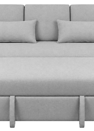 Sofá Cama El Bazar Store Luciana Lino Cama Extensible Respaldo Abatible Portavasos