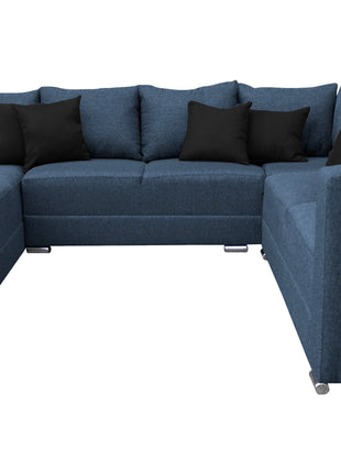 Sala Corbel - Esquinera en "U" Azul Marino, 200x315x255 cm, 4 salas en 1, El Bazar Store