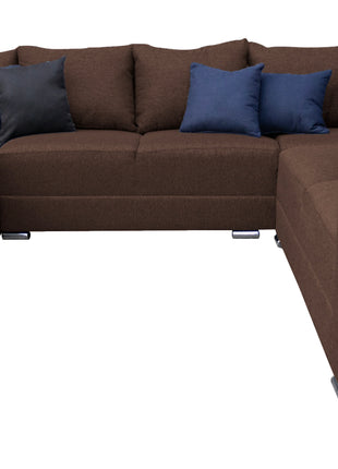 Sala Corbel - Esquinera en "U" Chocolate, 200x315x255 cm, 4 salas en 1, El Bazar Store