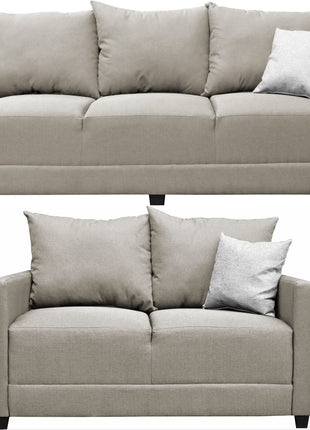 Sala Modular 3-2 El Bazar Store Atlanta Lino nacional Sofá Love seat