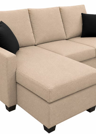 Sala Esquinera El Bazar Store Denver, 200x140 cm, Lado derecho e Izquierdo, Lino nacional, Sofa