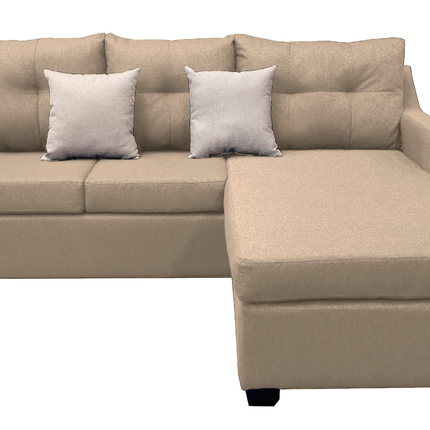 Sala Esquinera El Bazar Store Hermes Beige 225x165 cm, Lado Izquierdo y derecho, Lino nacional