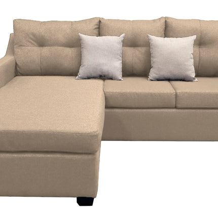 Sala Esquinera El Bazar Store Hermes Beige 225x165 cm, Lado Izquierdo y derecho, Lino nacional