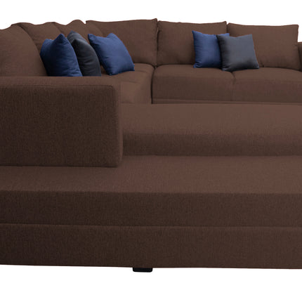 Sala Corbel - Esquinera en "U" Chocolate, 200x315x255 cm, 4 salas en 1, El Bazar Store