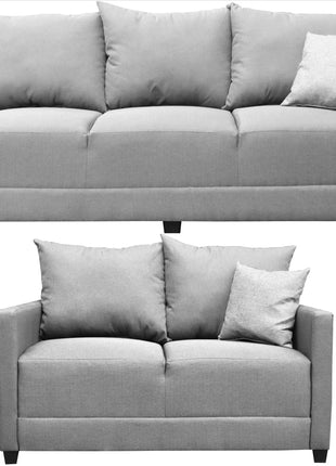 Sala Modular 3-2 El Bazar Store Atlanta Lino nacional Sofá Love seat