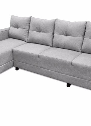 Sala Esquinera El Bazar Store Freya 275x160 cm, Tela Lino nacional, Modular
