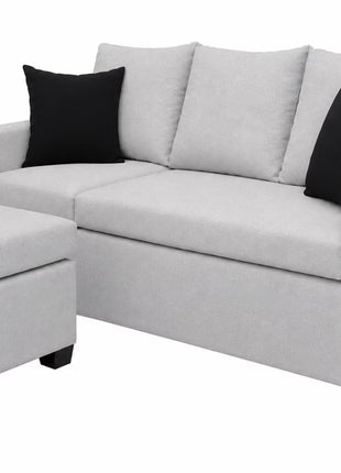 Sala Esquinera El Bazar Store Denver, 200x140 cm, Lado derecho e Izquierdo, Lino nacional, Sofa