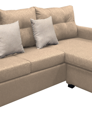 Sala Esquinera El Bazar Store Hermes Beige 225x165 cm, Lado Izquierdo y derecho, Lino nacional