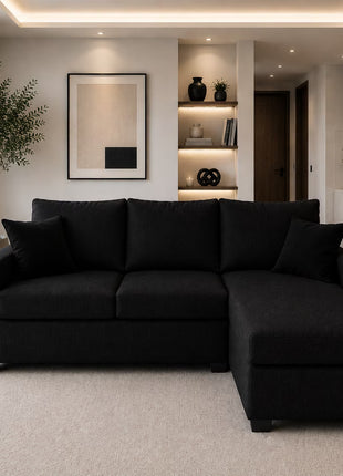 Sala Esquinera El Bazar Store Denver, 200x140 cm, Lado derecho e Izquierdo, Lino nacional, Sofa
