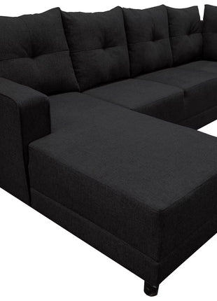 Sala Esquinera El Bazar Store Freya 275x160 cm, Tela Lino nacional, Modular