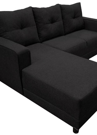 Sala Esquinera El Bazar Store Demeter 210x160 cm, Tela Lino nacional, Modular