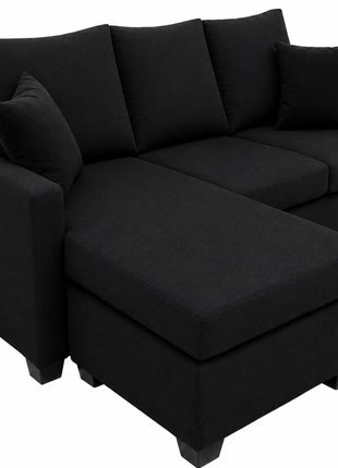 Sala Esquinera El Bazar Store Denver, 200x140 cm, Lado derecho e Izquierdo, Lino nacional, Sofa
