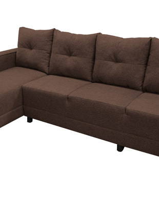 Sala Esquinera El Bazar Store Freya 275x160 cm, Tela Lino nacional, Modular