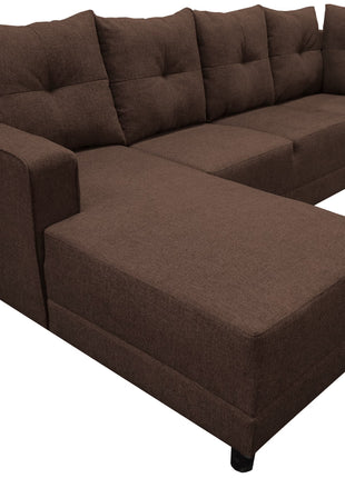 Sala Esquinera El Bazar Store Freya 275x160 cm, Tela Lino nacional, Modular
