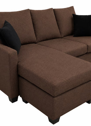 Sala Esquinera El Bazar Store Denver, 200x140 cm, Lado derecho e Izquierdo, Lino nacional, Sofa