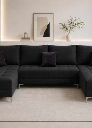Sala Esquinera Modular en U El Bazar Store Lucerna 180x350x180 cm 3 Piezas