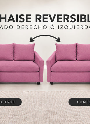 Sala Esquinera Modular El Bazar Store Toronto Lino 170x130 cm Lado Izquierdo ó Derecho