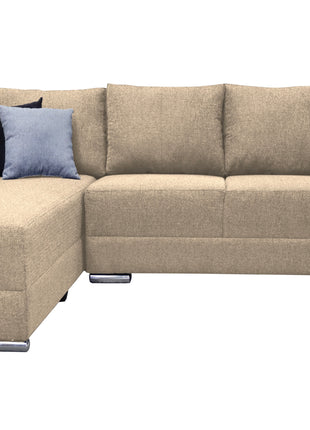 Sala Corbel - Esquinera en "U" Beige, 200x315x255 cm, 4 salas en 1, El Bazar Store