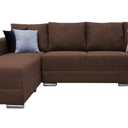 Sala Corbel - Esquinera en "U" Chocolate, 200x315x255 cm, 4 salas en 1, El Bazar Store