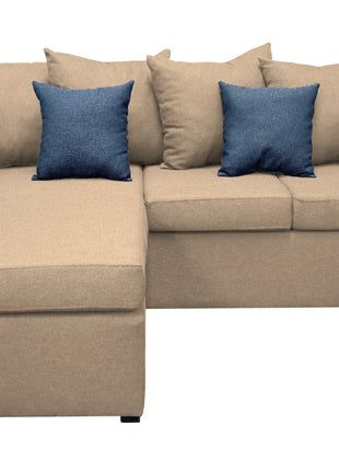 Sala Esquinera El Bazar Store Ares Beige, 215x165 cm, Lado derecho e Izquierdo, Lino nacional