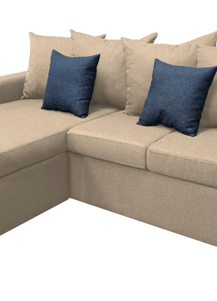 Sala Esquinera El Bazar Store Ares Beige, 215x165 cm, Lado derecho e Izquierdo, Lino nacional