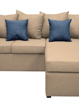 Sala Esquinera El Bazar Store Ares Beige, 215x165 cm, Lado derecho e Izquierdo, Lino nacional