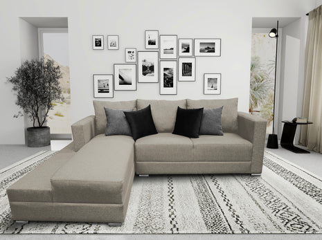 Sala Esquinera El Bazar Store Aston 260x200 cm Beige lino nacional