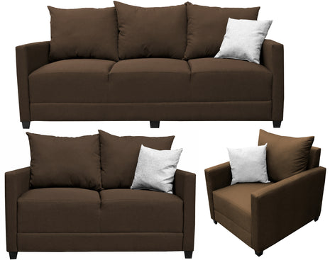 Sala Modular 3-2-1 El Bazar Store Atlanta Lino Sofa Love seat sillón