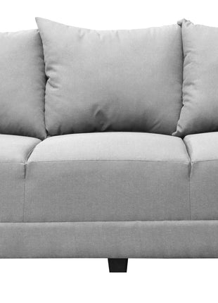 Sofa El Bazar Store Atlanta Lino Gris Plata 3 plazas Modular Moderno