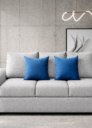 Sofá El Bazar Store Islandia Lino Gris Plata 3 plazas, Modular, Moderno, Sala