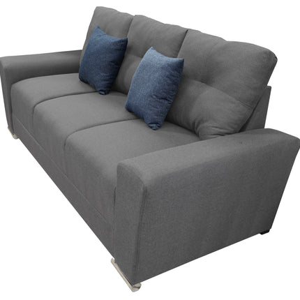 Sofa El Bazar Store Suecia Lino Gris Oxford 3 plazas, Modular, Moderno, Sala (Copia)