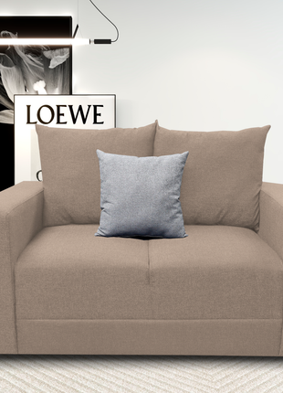 Love seat El Bazar Store Miami Lino Beige  2 plazas, Modular, Moderno, Sala