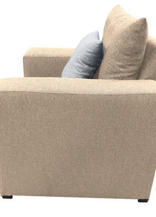 Sillon El Bazar Store Miami Lino Beige 1 Plaza, Modular, Moderno, Sala