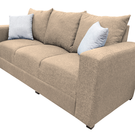 Sofa El Bazar Store Miami Lino Beige 3 Plazas, Modular, Moderno, Sala