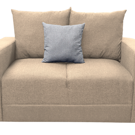Love seat El Bazar Store Miami Lino Beige  2 plazas, Modular, Moderno, Sala