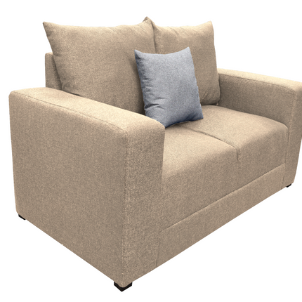 Love seat El Bazar Store Miami Lino Beige  2 plazas, Modular, Moderno, Sala